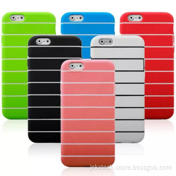 for iPhone 6 Plus Strip TPU Case